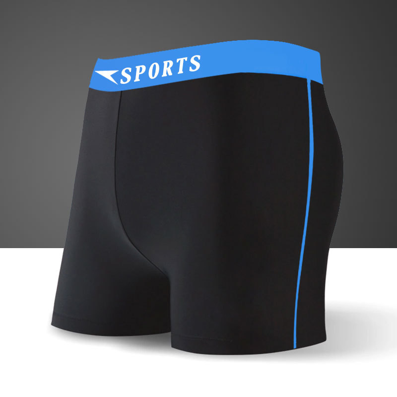 Bañador boxeador de los hombres de secado rápido impermeable nylon deportes pantalones casuales color sólido hot spring hombres playa vacaciones playa Pantalones