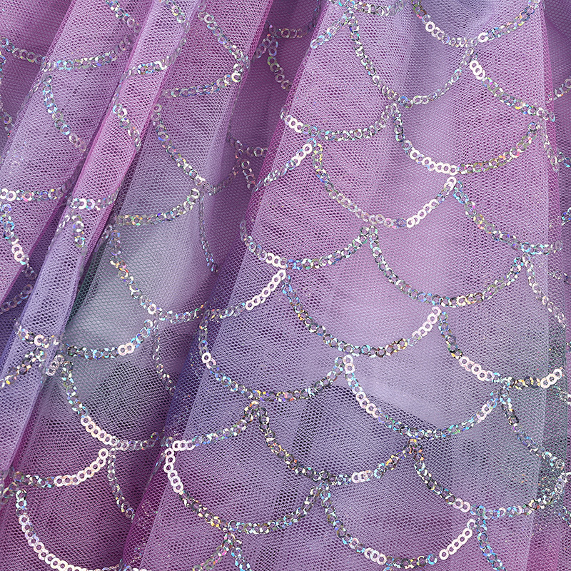 Pequeñas Y MEDIANAS niñas púrpura malla mullida falda en stock nuevo europeo y americano niña princesa vestido de fábrica al por mayor