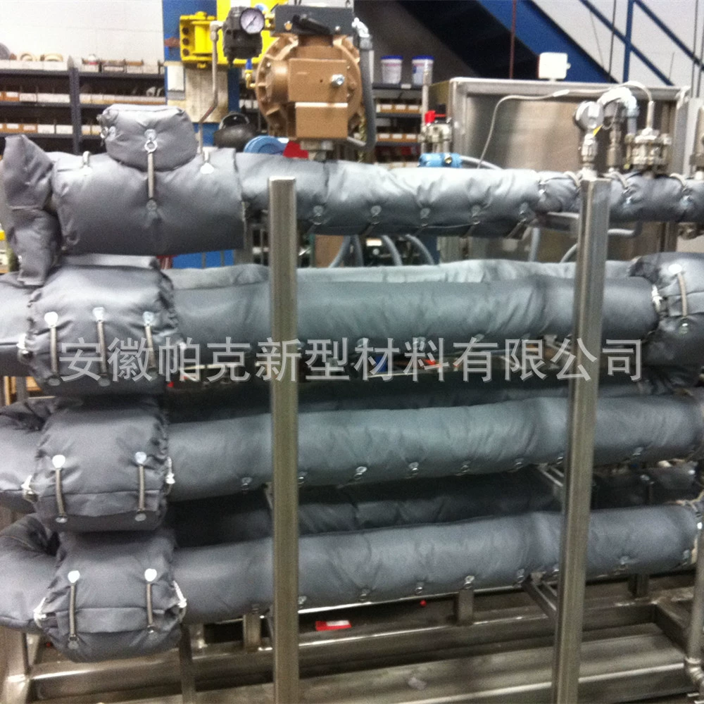 Fiberglass plastic machine auxiliary machine compressor heat exchanger valve protective cover processing pipeline insulation sleeve