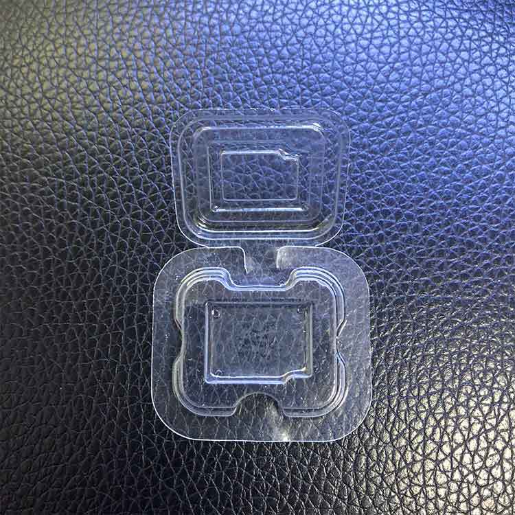 Wholesale Memory Card Blister Packaging Professional Production Flip-Top Packaging for USB Flash Drives Pvc/Pet Material with Lid