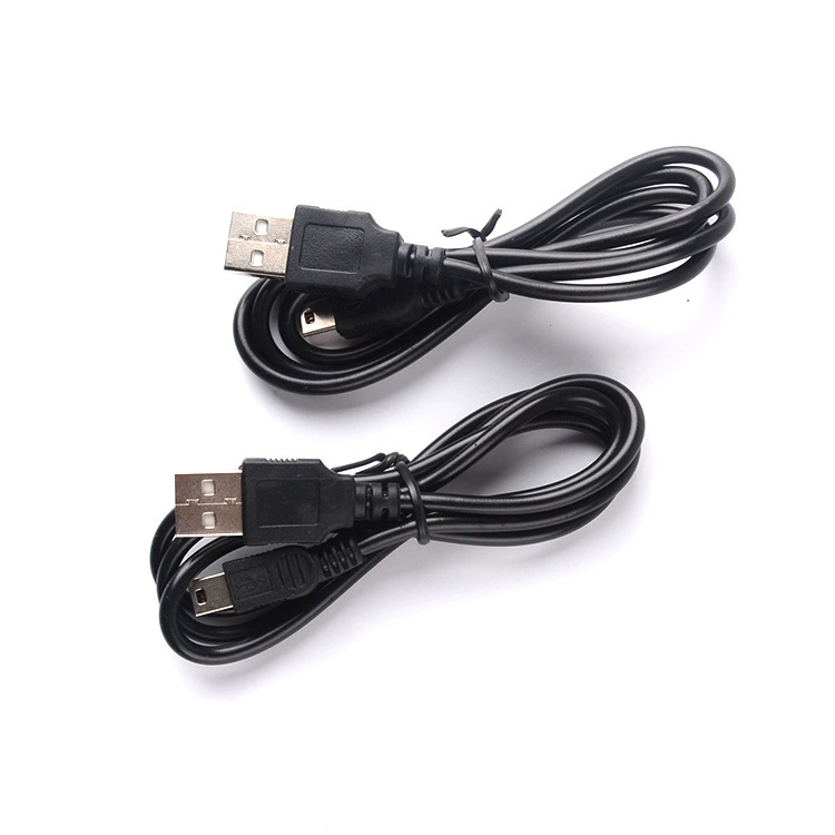 Mini5p data cable four -core 80cm copper line v3 charging transmission electronic dog pen recorder USB data cable