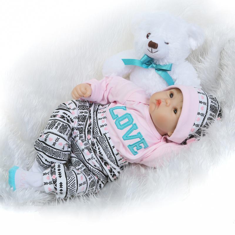 NPK simulación suave tela de goma cuerpo bebé muñeca padre-hijo educación temprana juguetes acompañan muñeca regalo creativo 6092