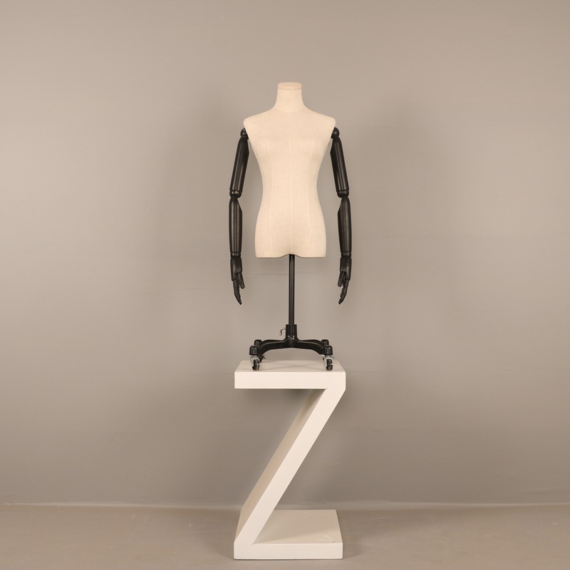 Maniquíes de exhibición, maniquí femenino de medio cuerpo, maniquí de tienda de ropa, maniquí de medio cuerpo, color dorado, para exhibición en vitrina, maniquí de cuerpo humano, soporte para maniquí.