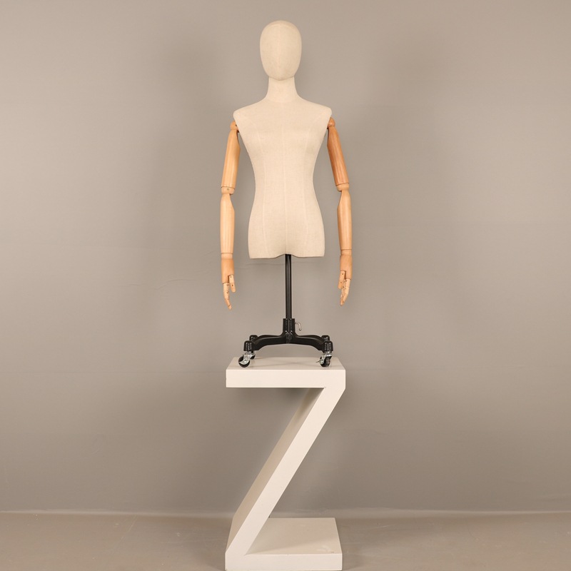Maniquíes de exhibición, maniquí femenino de medio cuerpo, maniquí de tienda de ropa, maniquí de medio cuerpo, color dorado, para exhibición en vitrina, maniquí de cuerpo humano, soporte para maniquí.