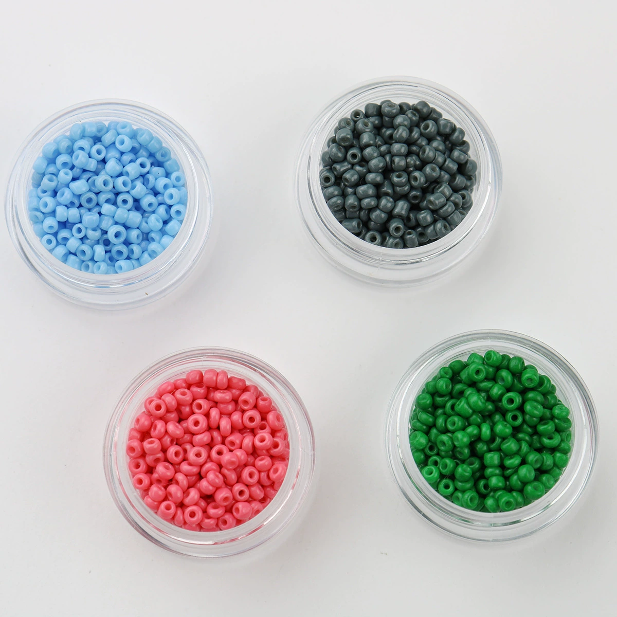 Handmade Glass Seed Beads, 2 mm, 50 g Pack — Mixed Colors for Jewelry & Embroidery