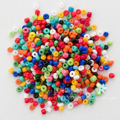 Handmade Glass Seed Beads, 2 mm, 50 g Pack — Mixed Colors for Jewelry & Embroidery