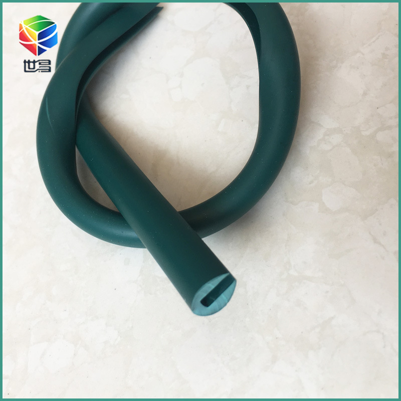 PVC材质家具封边U型密封条 门窗包边U型墨绿色橡塑装饰条