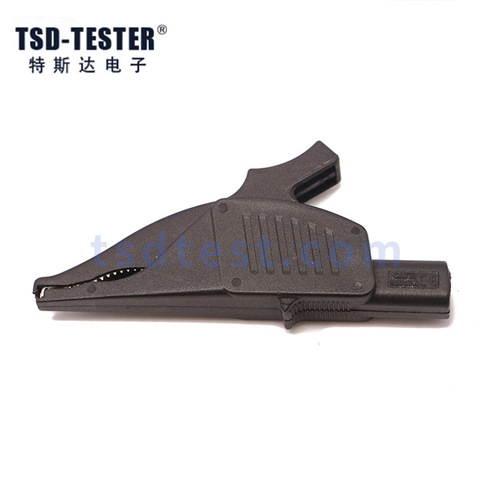 C7263 Pure Copper High Current Insulated Alligator Clip Dolphin Clip 32A/1KV 4mm Jack Non-Welding