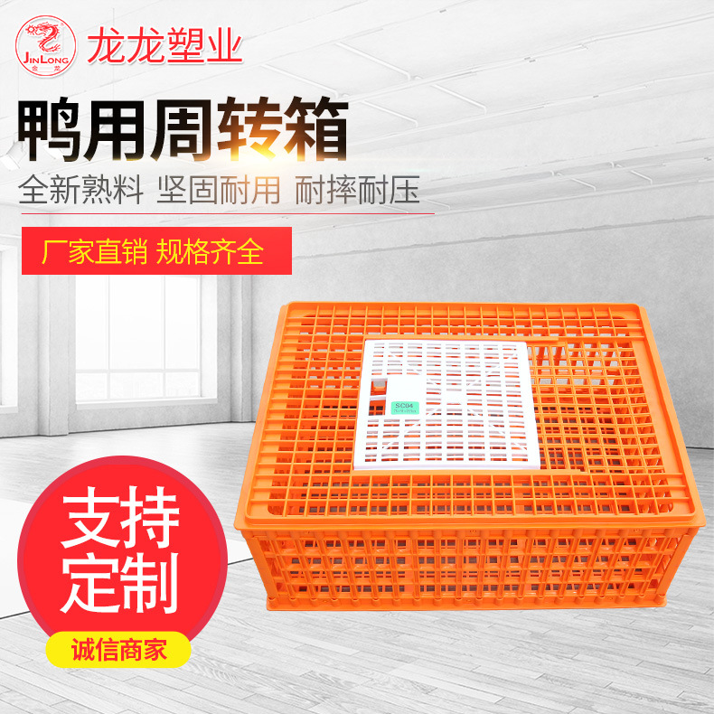 鸡鸭笼塑料鸡笼周转箱肉鸡笼子蛋鸡笼周转箱养殖设备SC04