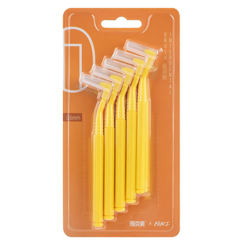 Jacqueline interdental brush L-shaped soft bristle brush protective braces correction teeth cleaning oral care orthodontic set