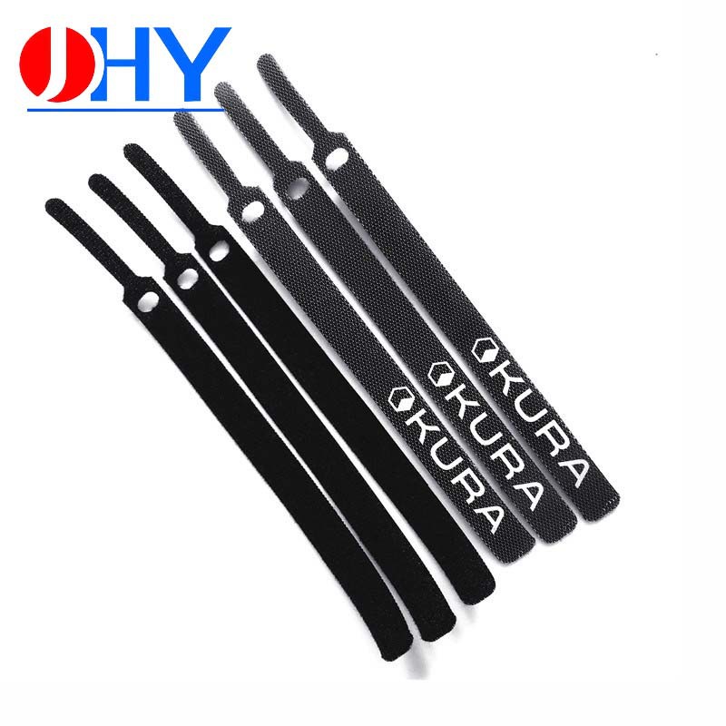 厂家直供背对背魔术贴扎带背靠背数据线理线带耳机线可裁剪