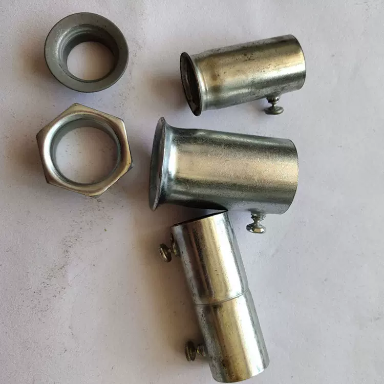 五金配件KBG/JDG镀锌线管kbg金属线管直接头34内丝铁线管