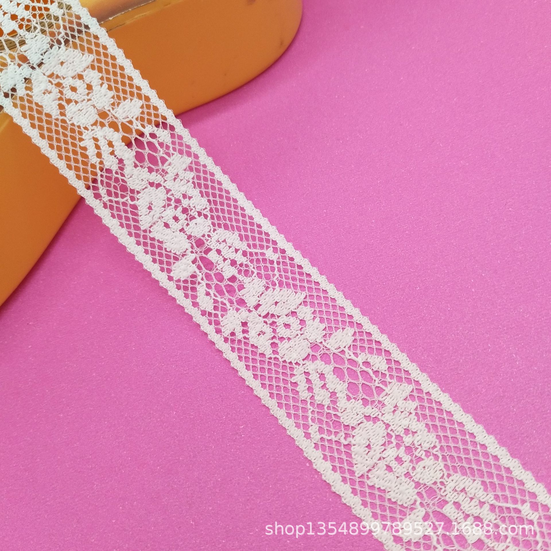 厂家台湾版2.6cm无弹蕾丝花边 好质量无弹花边 波西米亚花边 现货