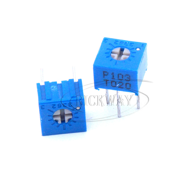 3362P电位器 3362P-103 10K 精密可调电阻 单圈 立式