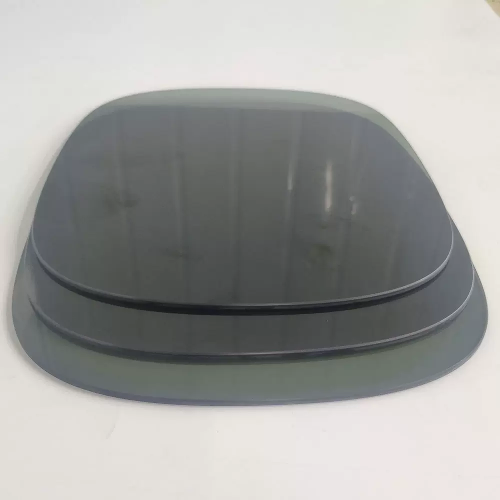 椭圆半透玻璃 黑色玻璃 可做丝印 磨边抛光  质优价廉