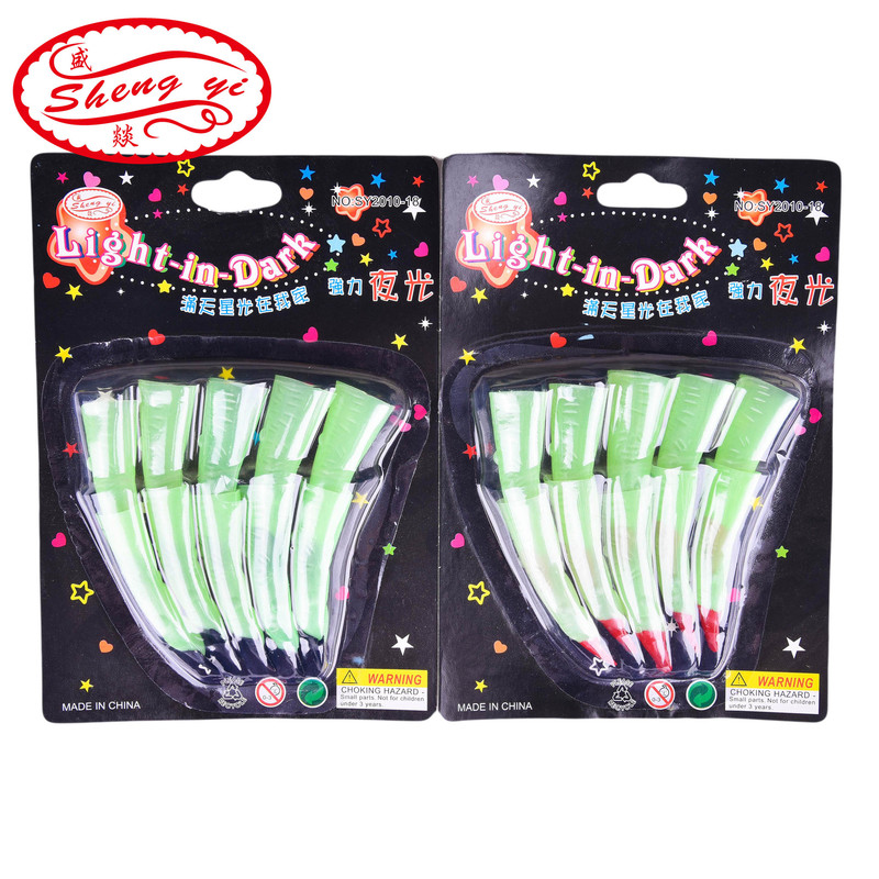 Cross-border Halloween luminous nails props zombie witch devil luminous nails suit film and television show nails Cross-border Halloween luminous nails props zombie witch devil luminous nails suit film and television show nails