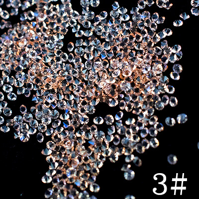 Tiktok red micro diamante clavo flash pequeño diamante roto cristal arena circón mezclado Super Flash Nueva York tormenta uñas joyería