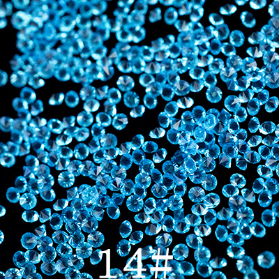 Tiktok red micro diamante clavo flash pequeño diamante roto cristal arena circón mezclado Super Flash Nueva York tormenta uñas joyería