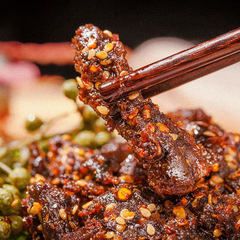 Stroll-Over-Sea-Dog Spicy Beef with Chili Peppers 86/g Bag Spicy Sichuan Peppercorn Beef Jerky Sichuan Leisure Specialty Snack Supermarket Wholesale