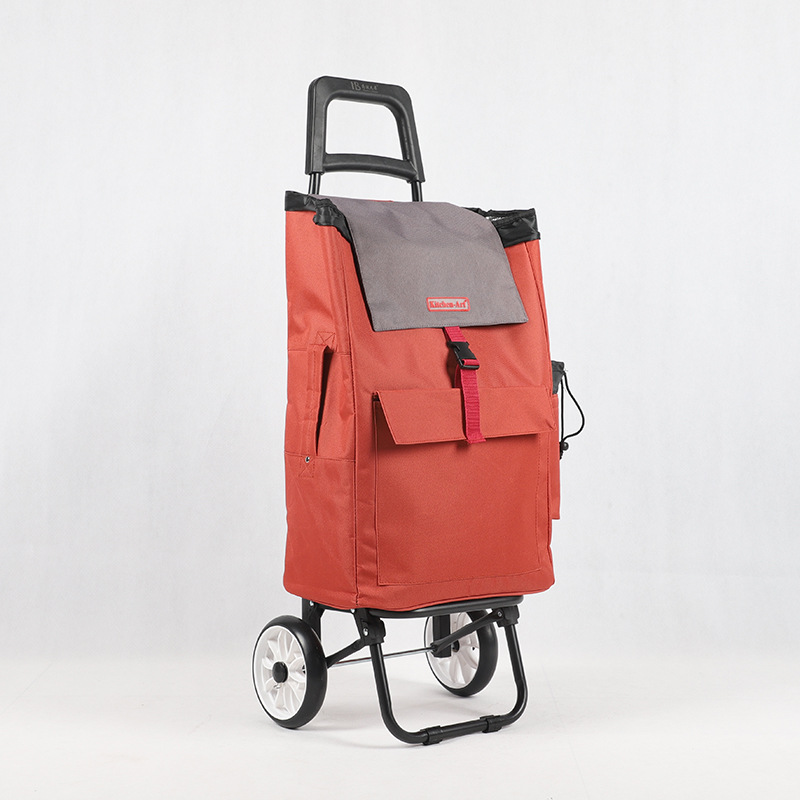 厂家直销便携超市购物车 手拉车 时尚可折叠买菜车爬楼车批发