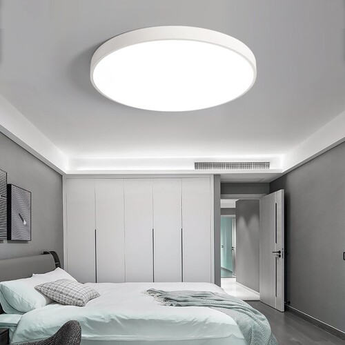 led full spectrum simple modern aisle lamp living room bedroom lamp study acrylic round bedroom ceiling lamp