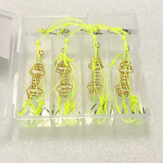 荧光伊势尼爆炸钩 炸弹钩夜光发光彩色串钩子线大物渔具鱼钩批发