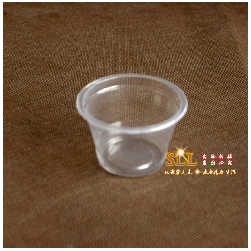 Vasos de plástico transparente al por mayor para mezclar colores, vasos desechables para degustar condimentos, vasos para velas de propuesta de matrimonio para exhibición, vasos resistentes al viento para exteriores image 5
