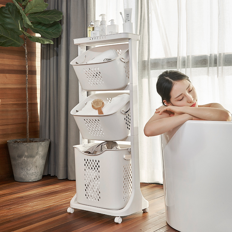 Extra Large Dirty Clothes Basket Household Dirty Clothes Storage Basket Bathroom Storage Rack Laundry Basket Storage Barrel Clothes Basket