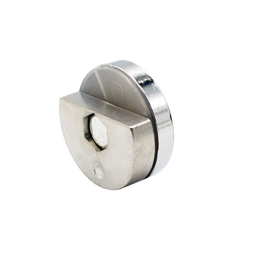 Zinc alloy round bathroom glass mirror fixed bracket on the wall fixed clip zinc alloy glass accessories posted on the wall