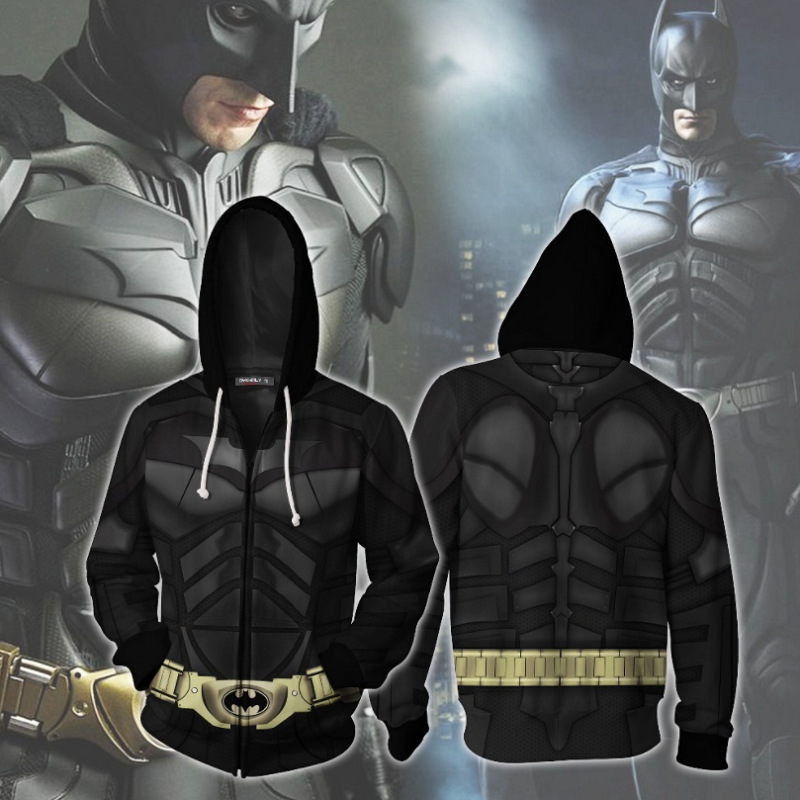 DC Comics superhero Batman series 3D print hoodie coat cosplay anime surrounding