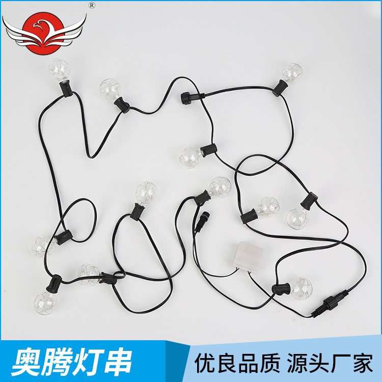 美规带遥控器低压6V铜线灯节日灯串 铜线彩色 IP44防水灯串