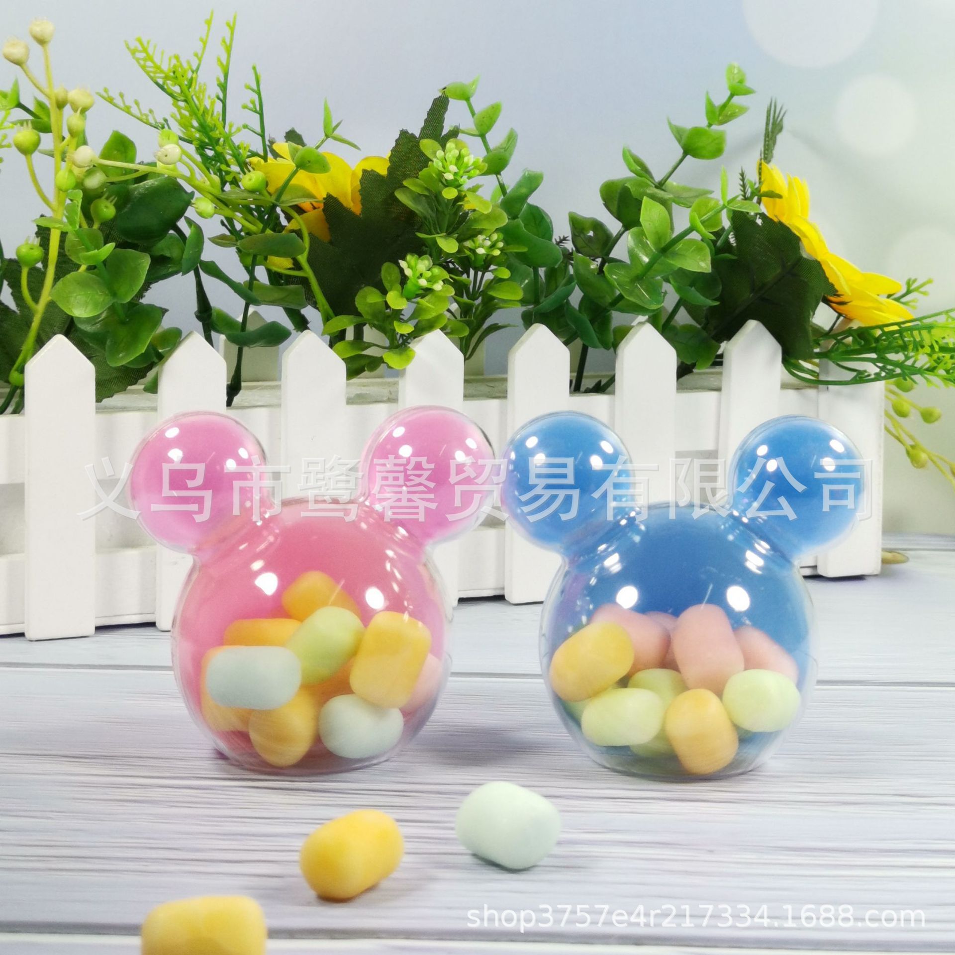 Comercio exterior e-commerce suministro transfronterizo cumpleaños de los niños lindo Mickey forma creativa caja de dulces Yiwu fábrica directa al por mayor