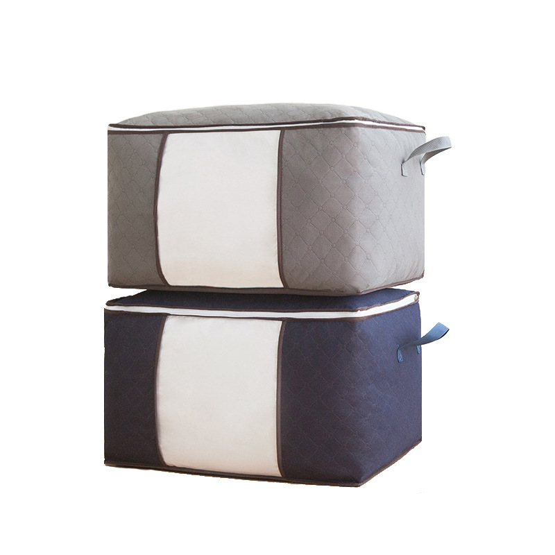 大容量防湿通気可視綿布団袋家庭キャビネット衣類防塵整理収納袋学生引っ越し袋
