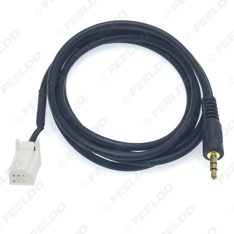 Применимо к Suzuki SX4/Swift/Jimny/Vita 3,5 мм автомобильный аудио AUX входной кабель-адаптер с наружной головкой