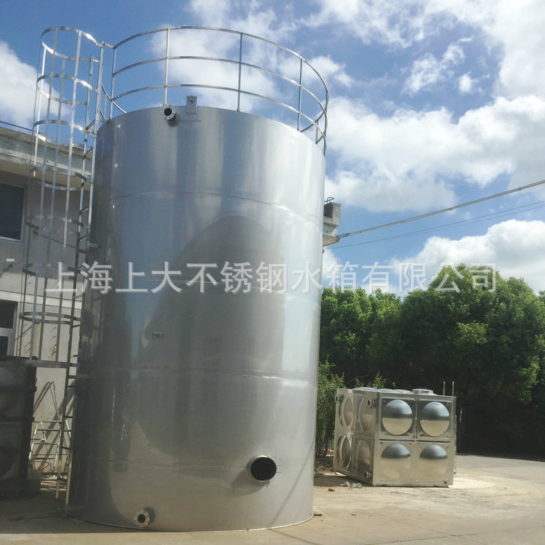 老品牌 圆柱形不锈钢水箱 元柱型水箱 不锈钢立式储水罐 SUS304