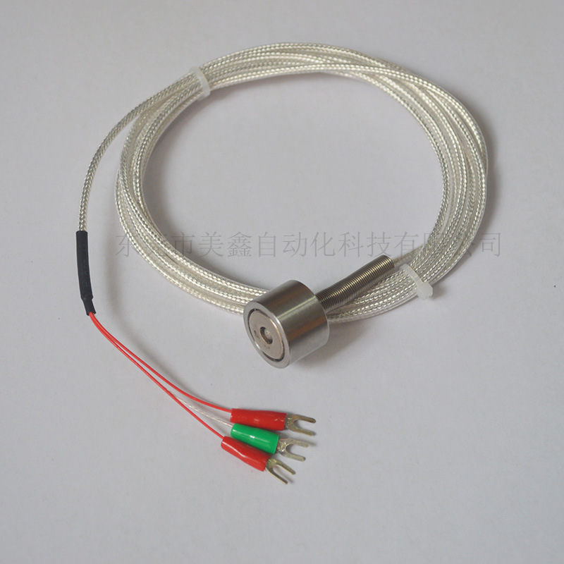 美鑫电阻测温线 磁性热电阻PT100镀银屏蔽多股线