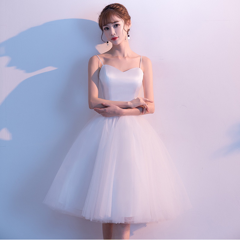 Spring Wedding Bridesmaid Dress, Short Strapless Style, Forest-Themed Travel Photography, Fresh Couple Photoshoot, Light Wedding Dress, Graduation Season Gown