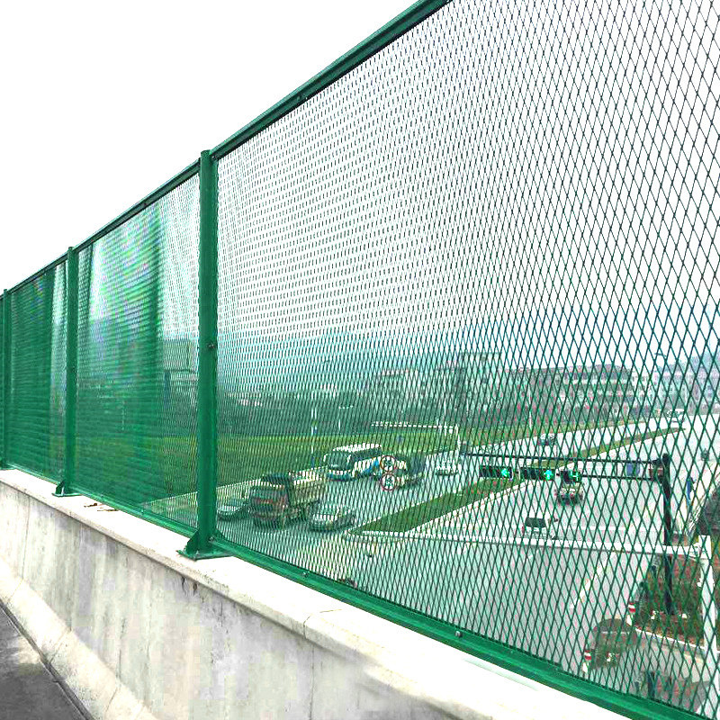 高速桥梁防抛网 桥梁隔离栅 热镀锌防抛网 边框圆管焊接网