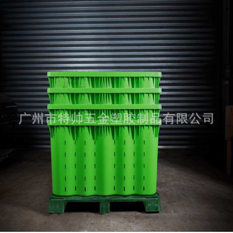 自锁可堆栈加厚周转箱水果筐澳洲设计广州生产