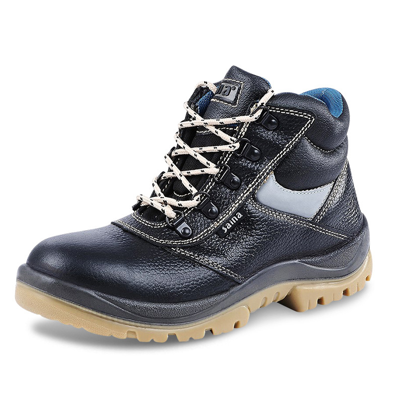 赛纳春夏劳保鞋男士钢包头防砸防刺穿牛筋底耐磨工作鞋工地安全鞋