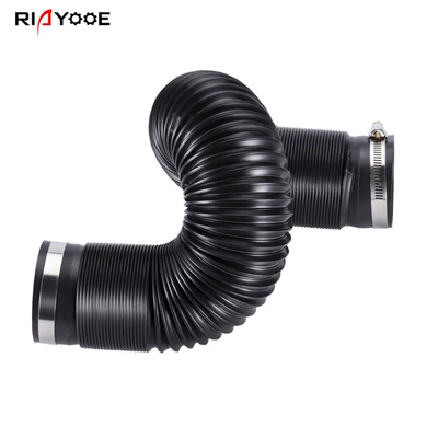 Car intake guide pipe intelligent bending vent pipe 76mm universal cold air intake pipe modification telescopic pipe (Sorma kollektoru (Giriş))
