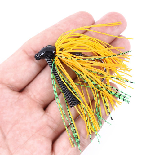 New Luya fake bait Beard Guy 10g cross-border anti-hanging bottom lead drop lead head hook Beard Guy simulation fake bait wholesale