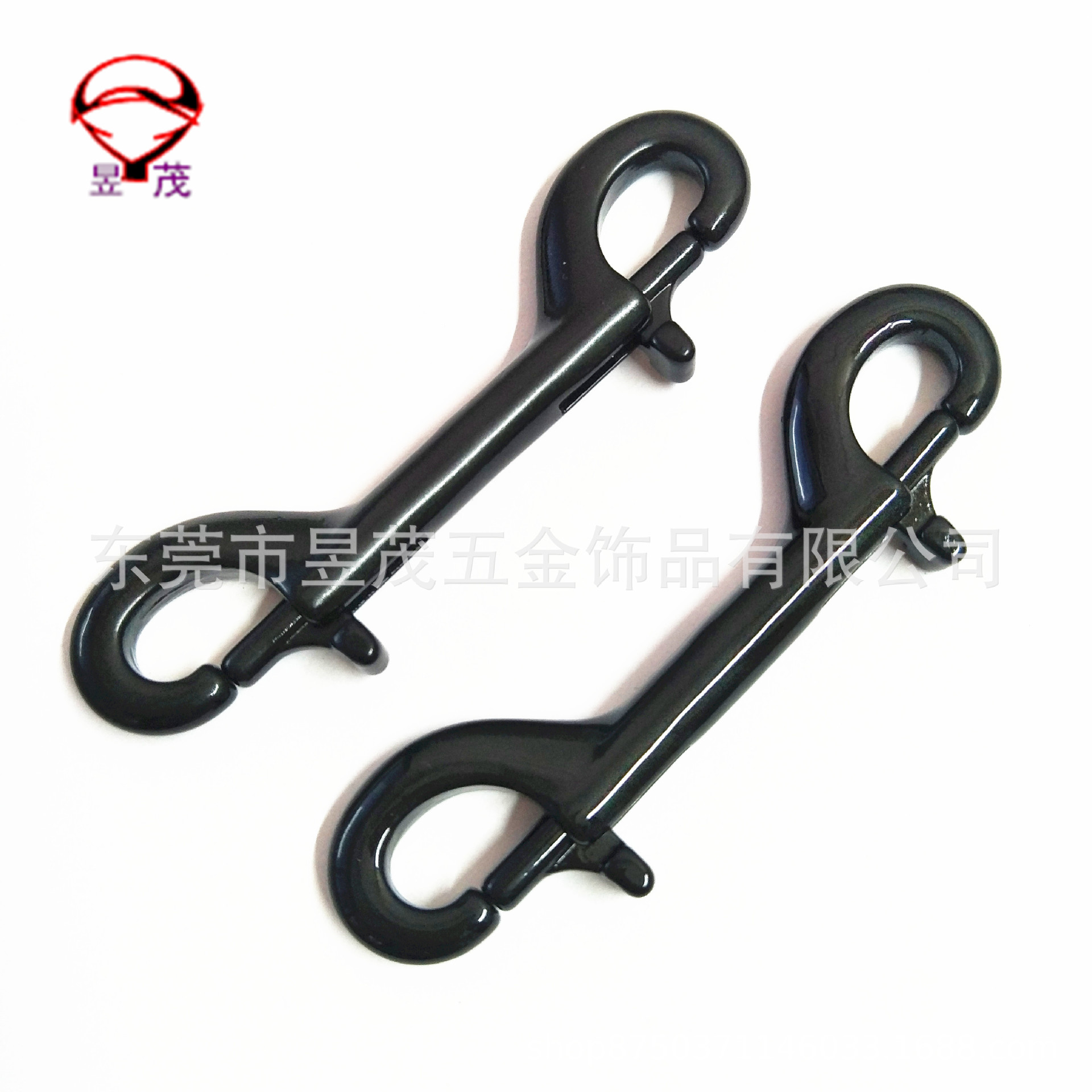 厂家直销高品质304 316不锈钢双头钩双头扣潜水快卸挂扣 弹簧钩