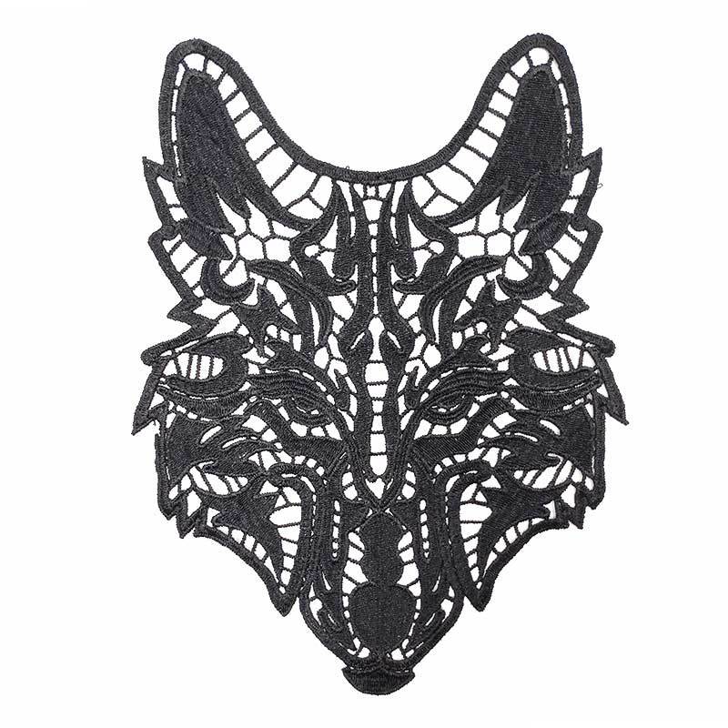 水溶蕾丝胸花 涤光丝刺绣水溶花 立体镂空绣花 DIY花边辅料 兽头