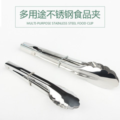 Wholesale stainless steel food tongs barbecue tongs bread tongs meat tongs food tongs vegetable tongs kitchen tools