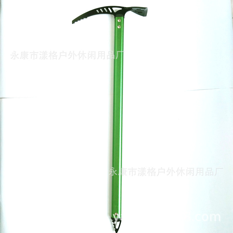Factory direct sales of outdoor multi-functional camping and mountaineering equipment, including climbing aluminum handles, walking axes, and ice axes.