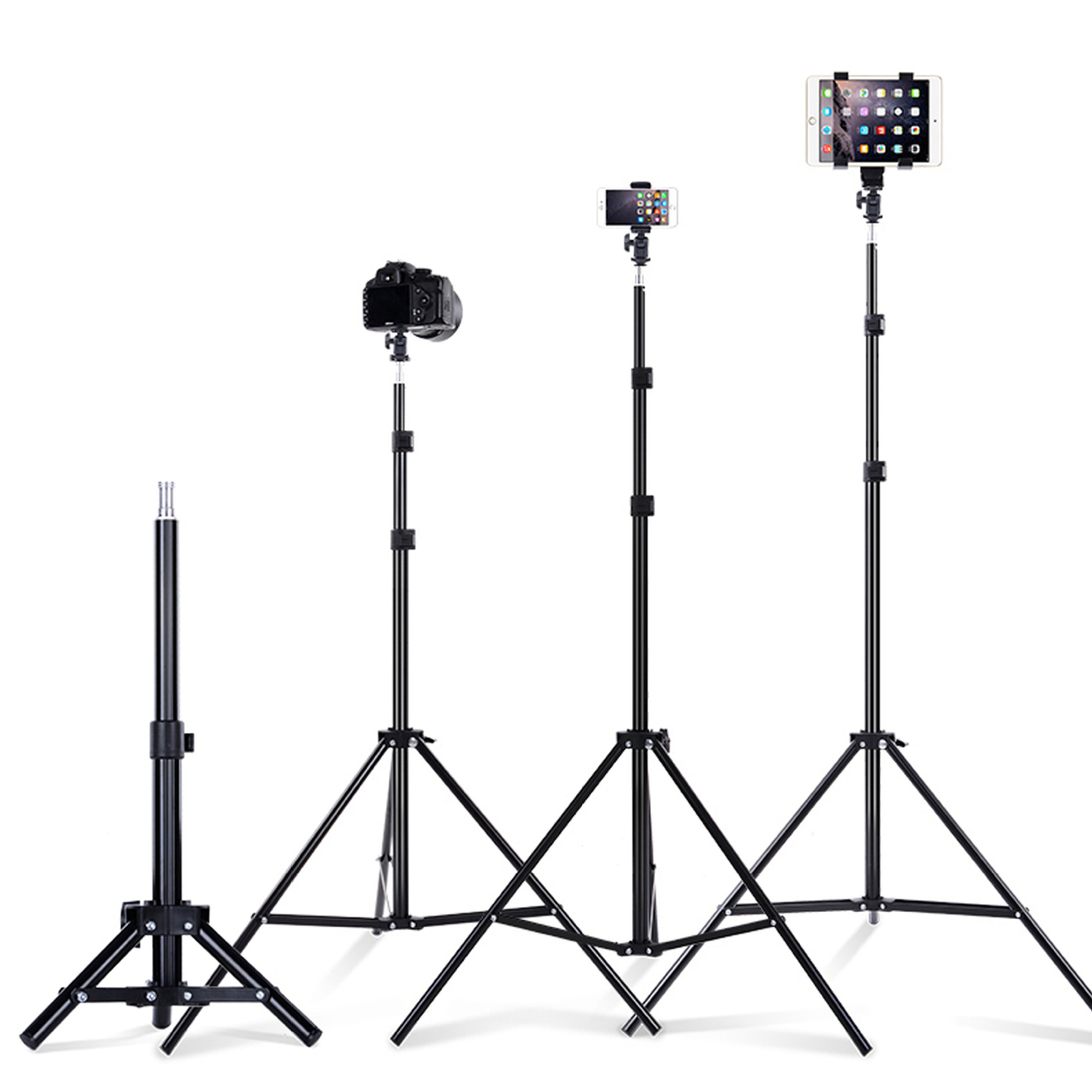 Directo de fábrica al por mayor perezoso selfie trípode teléfono móvil soporte de luz de relleno soporte de teléfono móvil