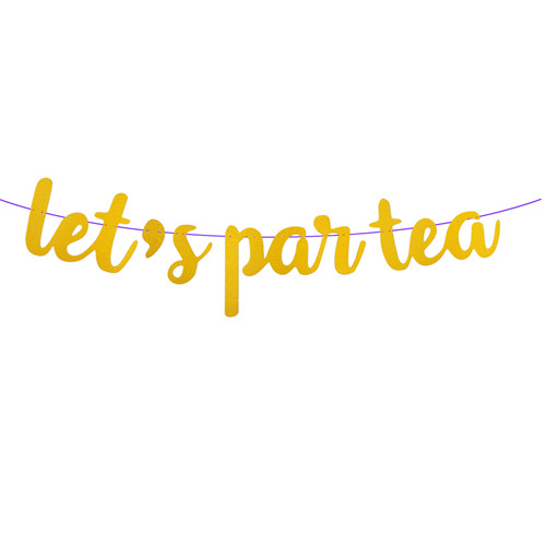Amazon Venta caliente tarde té pastel Tarjeta de inserción paja postre Mesa decoración del partido