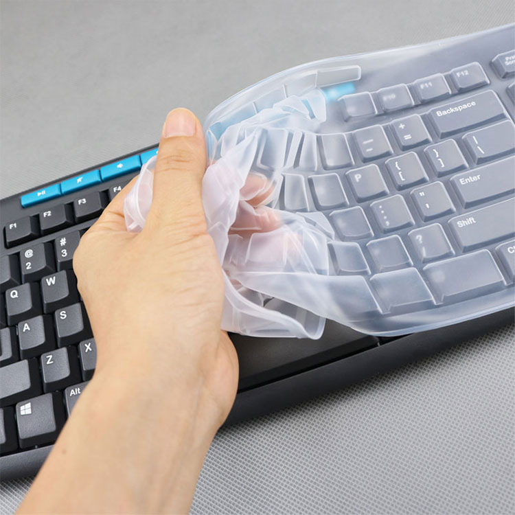Suitable for Logitech mk295 with keyboard protective film wholesale factory Source keyboard model full silicone key film