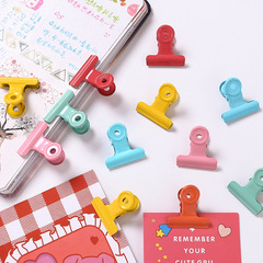 Student Multifunctional Colorful Long-Tail Pheasant Tail Clip Fresh Style Creative Small File Organizing Clip Office Supplies